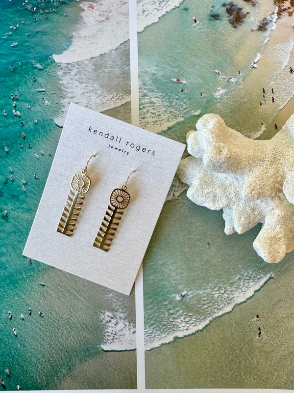 The Sunburst Flower Earring