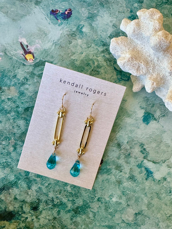 The Blue Lagoon Earring