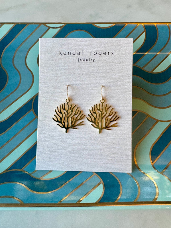 The mini Sea Coral earrings