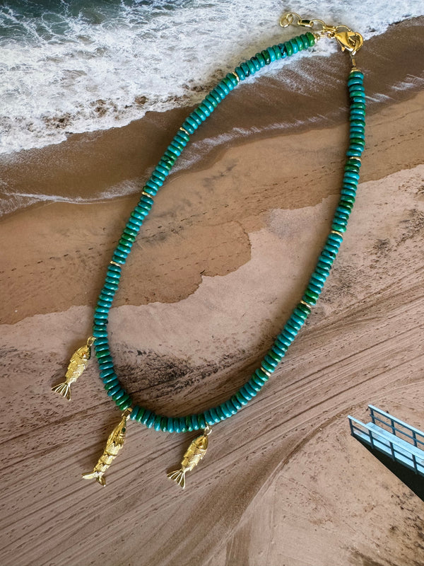 3 Fish Necklace