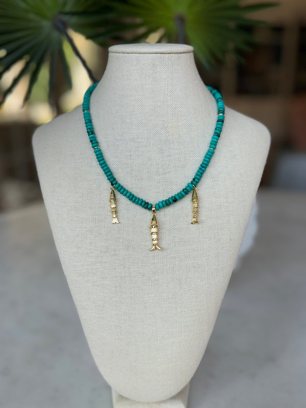 3 Fish Necklace
