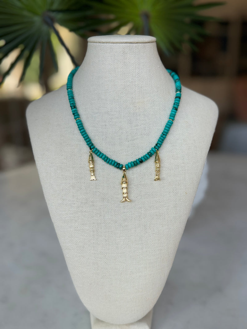 3 Fish Necklace