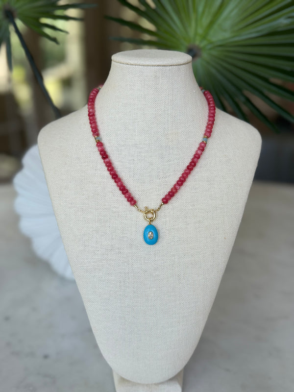 The Strawberry Margarita Necklace