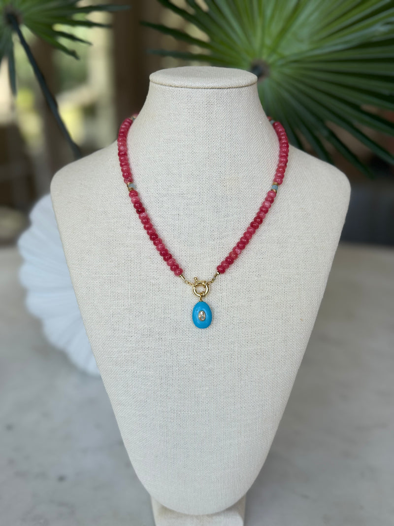 The Strawberry Margarita Necklace