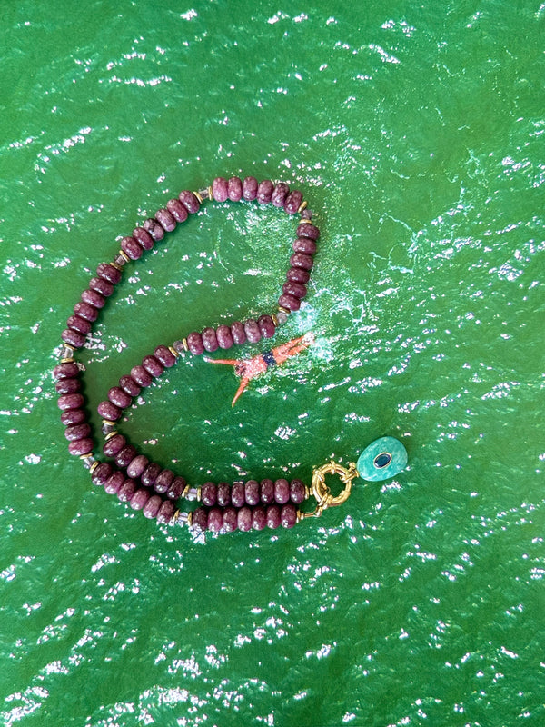 The Lavender Mojito Necklace