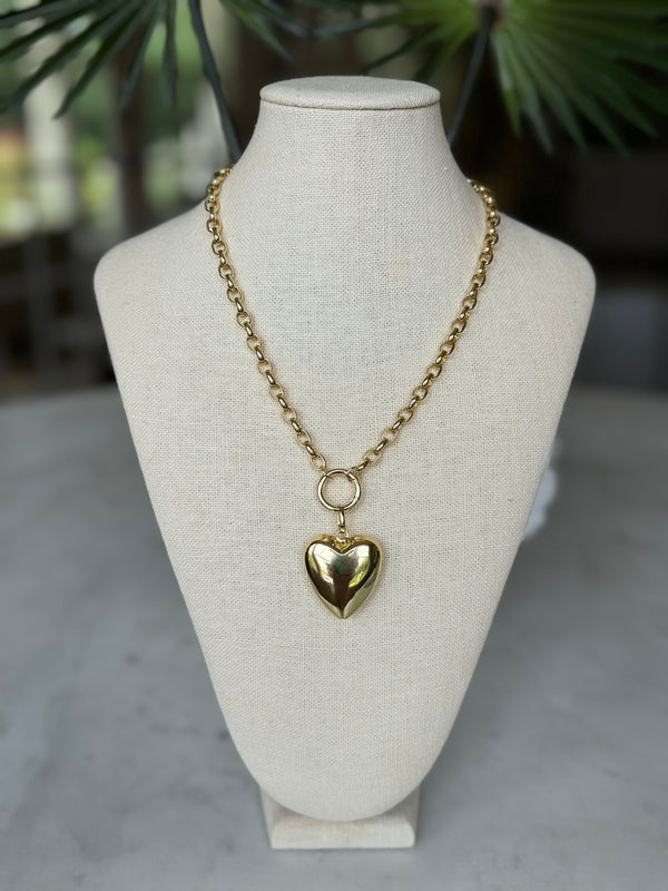 The Puffy Heart Necklace