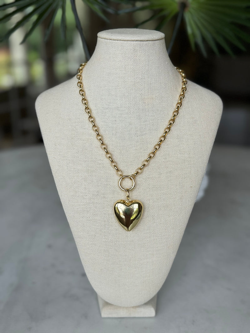 The Puffy Heart Necklace