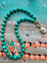 The Turquoise Gumball Necklace