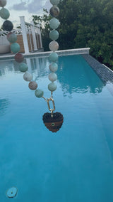 The Green Ocean Gumball Necklace